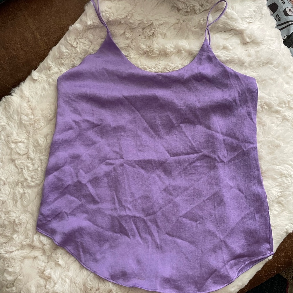Bar III Lavender Women's Camisole Top - Picture 3 of 3